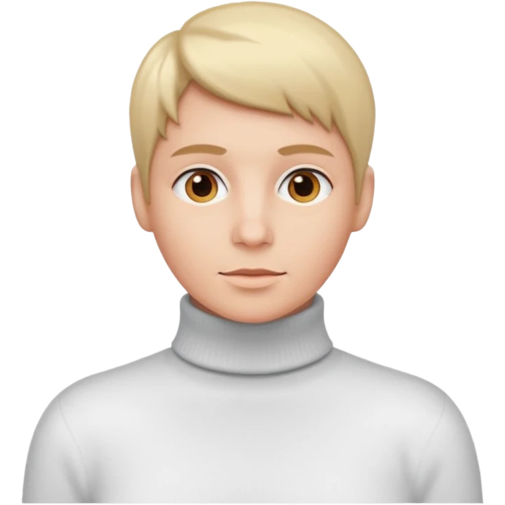 "white turtleneck sweater" on big breasts emoji