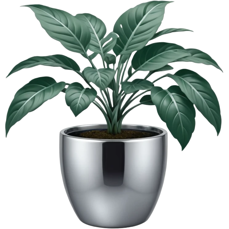 plant in pot style hajime sorayama emoji
