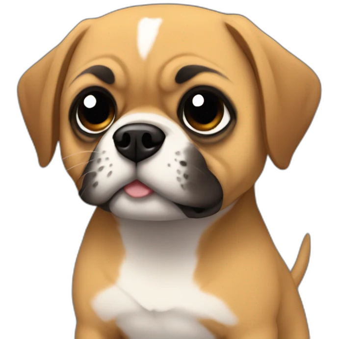 Puggle fighter emoji