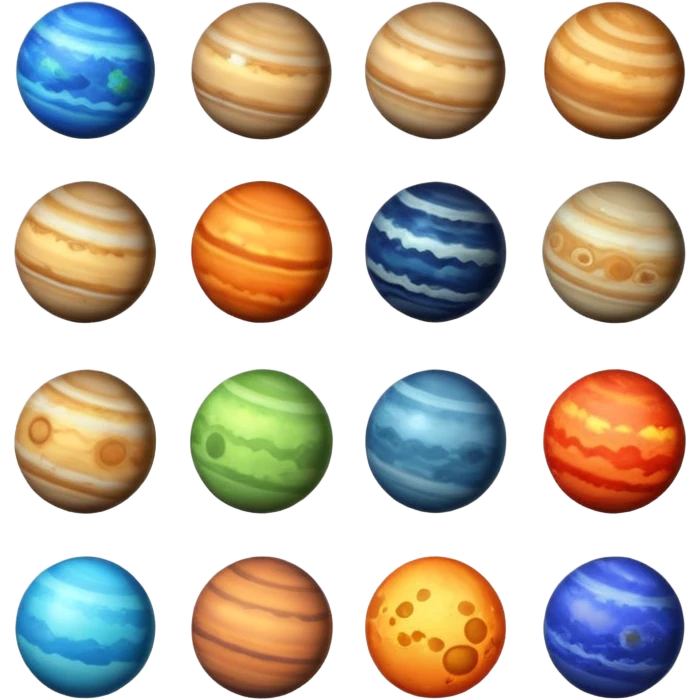 single Planets. emoji
