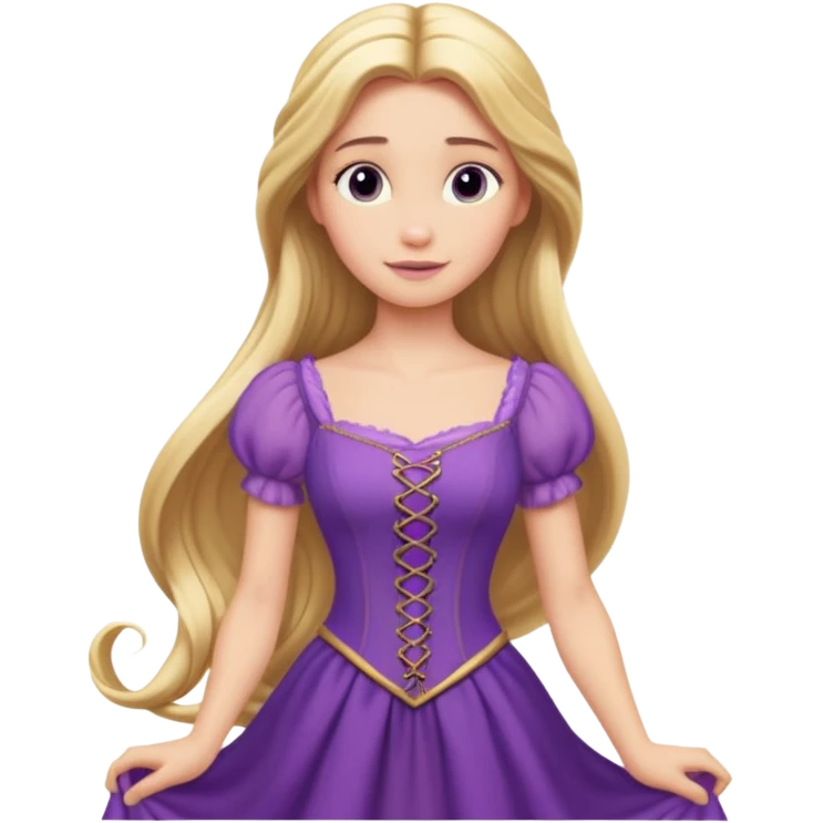 Rapunzel Disney emoji