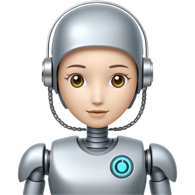 Generate a robotic medical AI assistant emoji