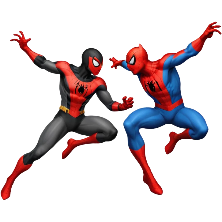 Spiderman vs Batman emoji