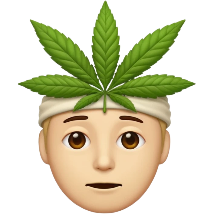 Emoji cansado mariguano emoji