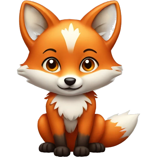 cute fox emoji