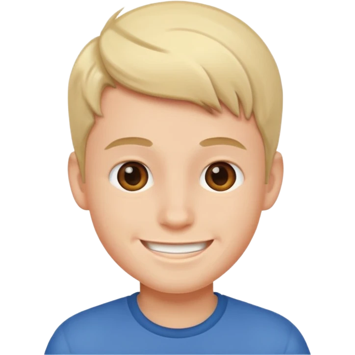 Enfants garçons portrait  emoji