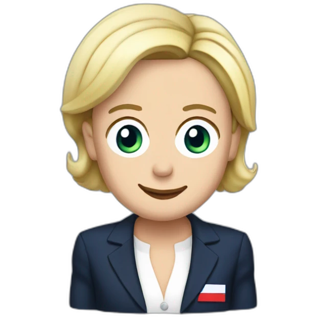 Macron fessée marine le pen emoji