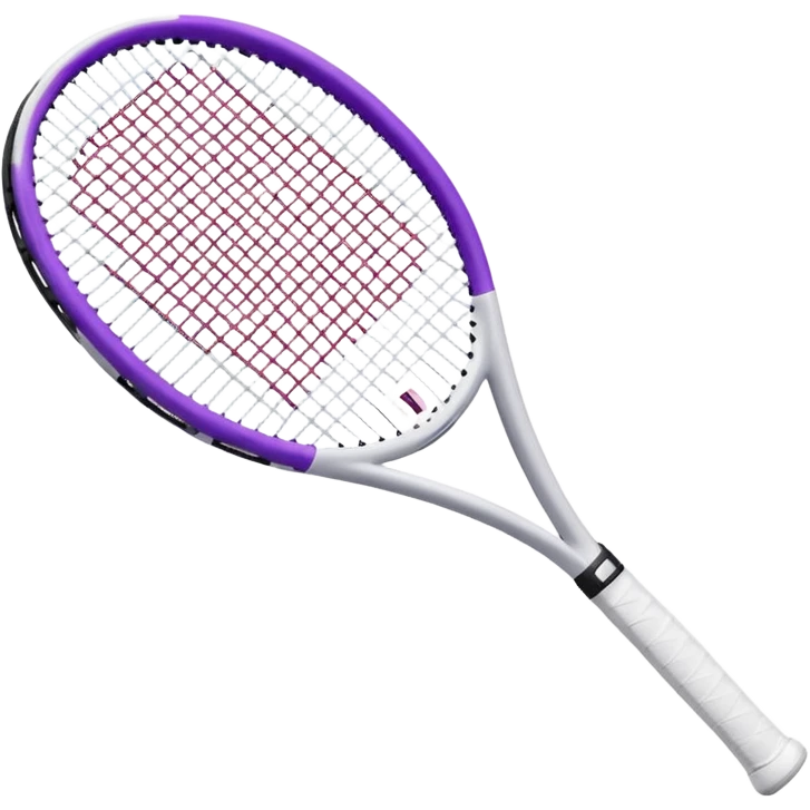 Wilson Soleste 105 Tennis Racquet, white/light purple emoji