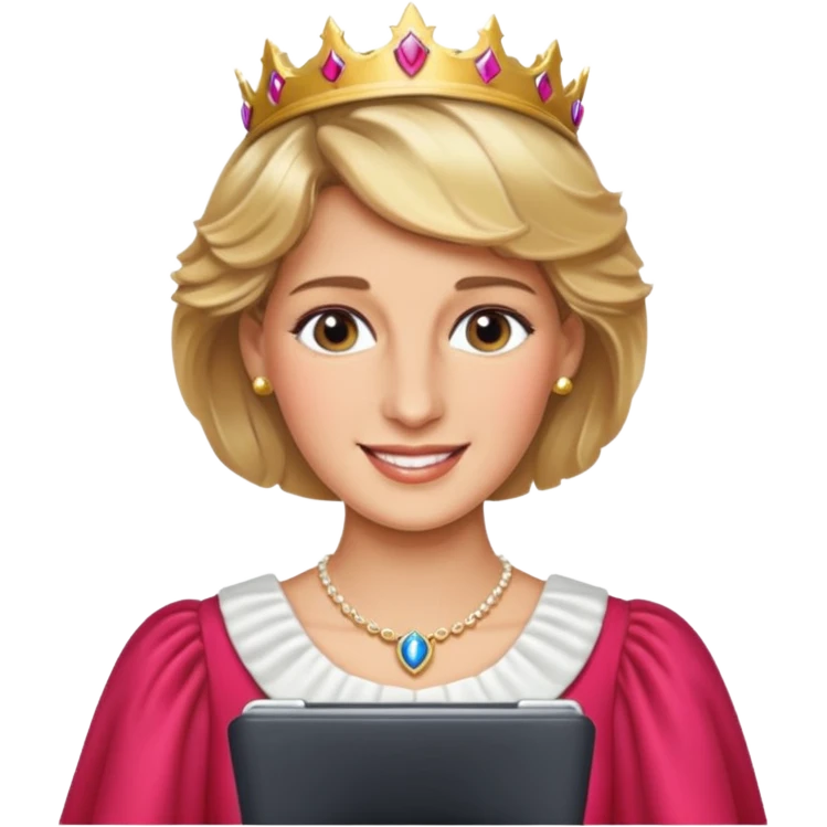 content face typing, Princess diana emoji