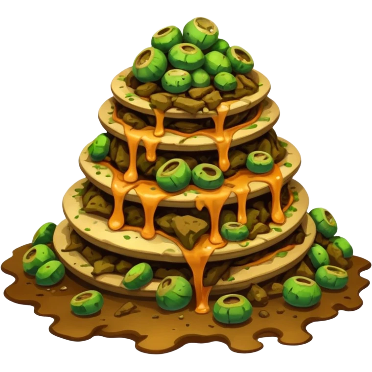 simple rotten food, no faces, no people emoji