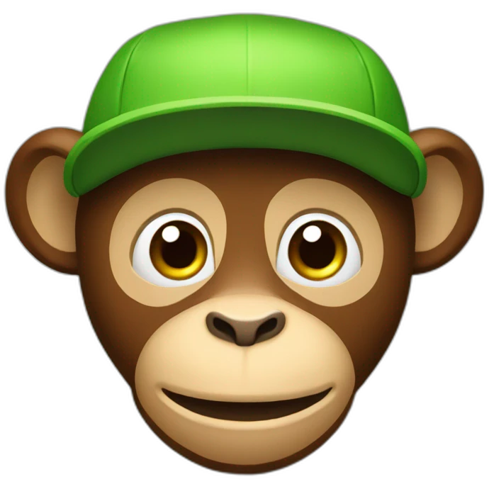 Monkey-with-a-red-cap-and-green-costume emoji