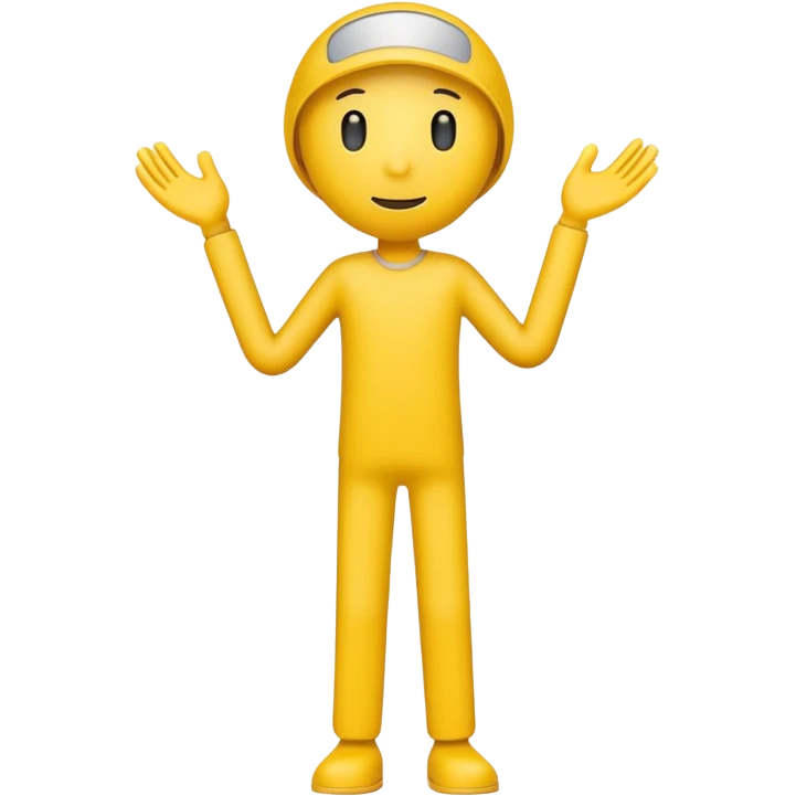 yellow sticfigure emoji