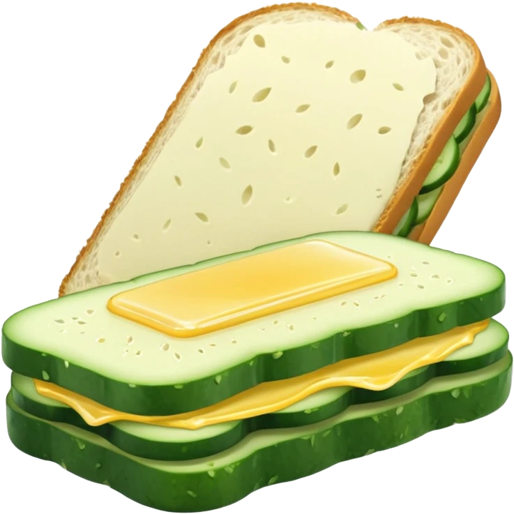 cucumber sandwich without excessive cucumber emoji