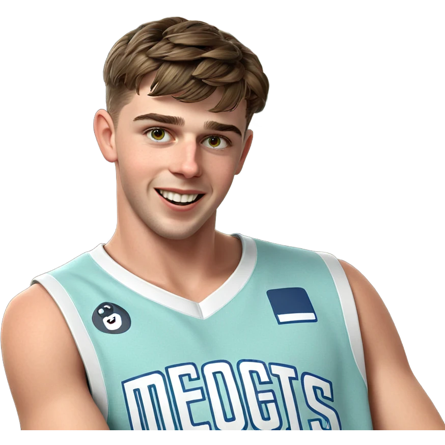 smiling boy in sportswear emoji