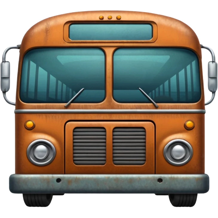 bus with raised rear emoji