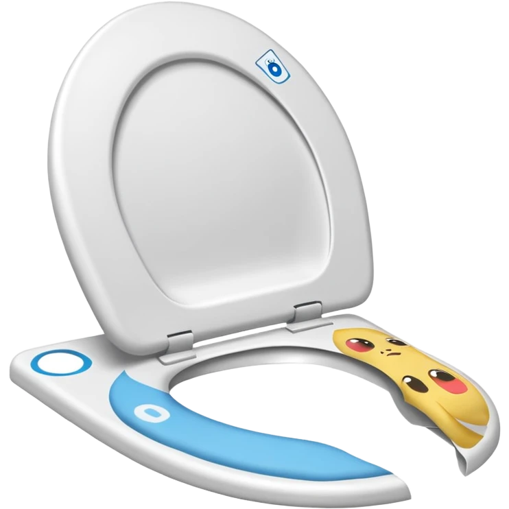 Disposable paper Toilet seat cover emoji