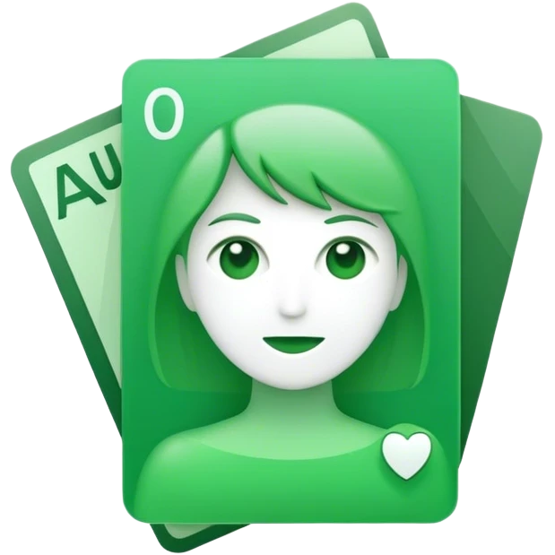 Green Card approval for immigration emoji