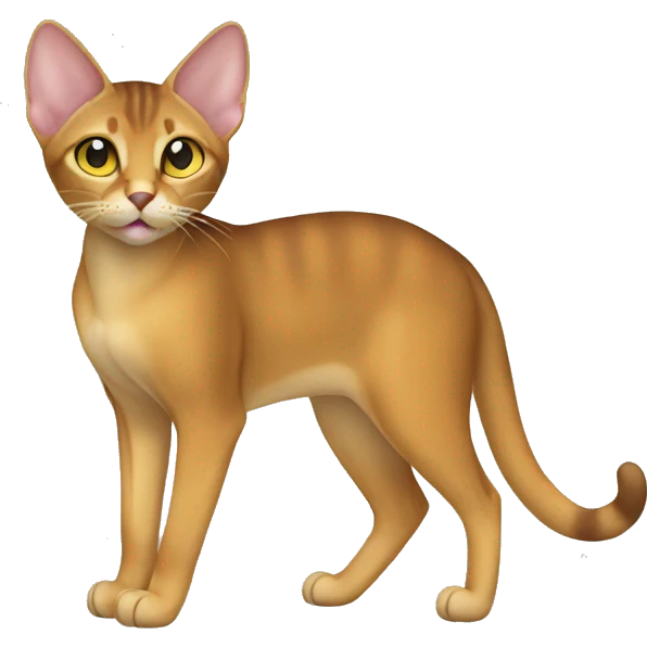 Chausie Cat Full Body emoji