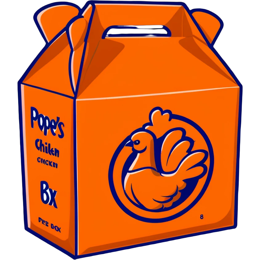 Popeyes 8-piece chicken box emoji