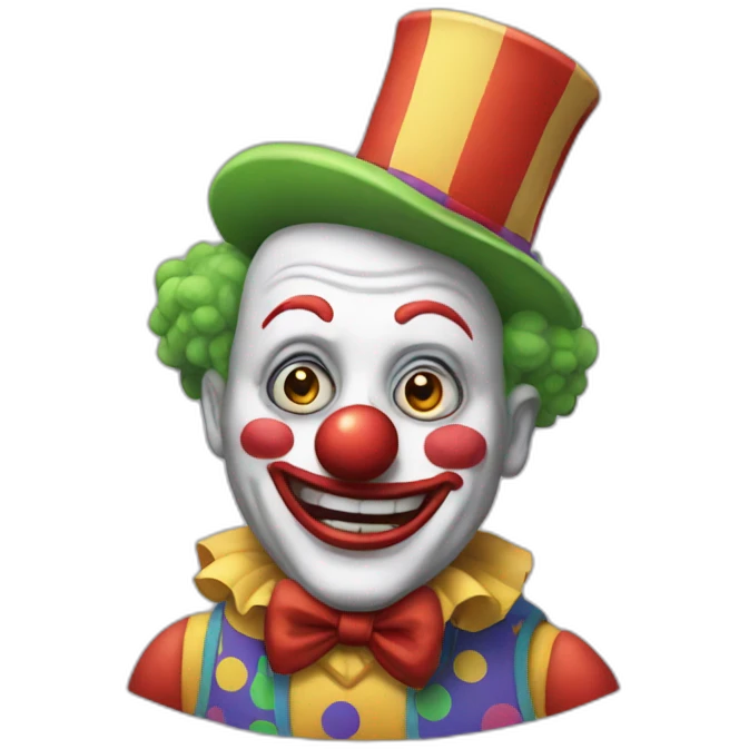 buggy clown emoji