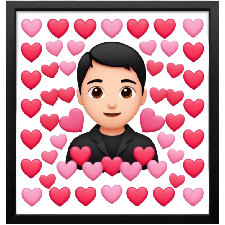 I lot of harts and it’s a G big the middle  emoji