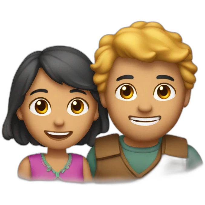 Pareja encadenada emoji