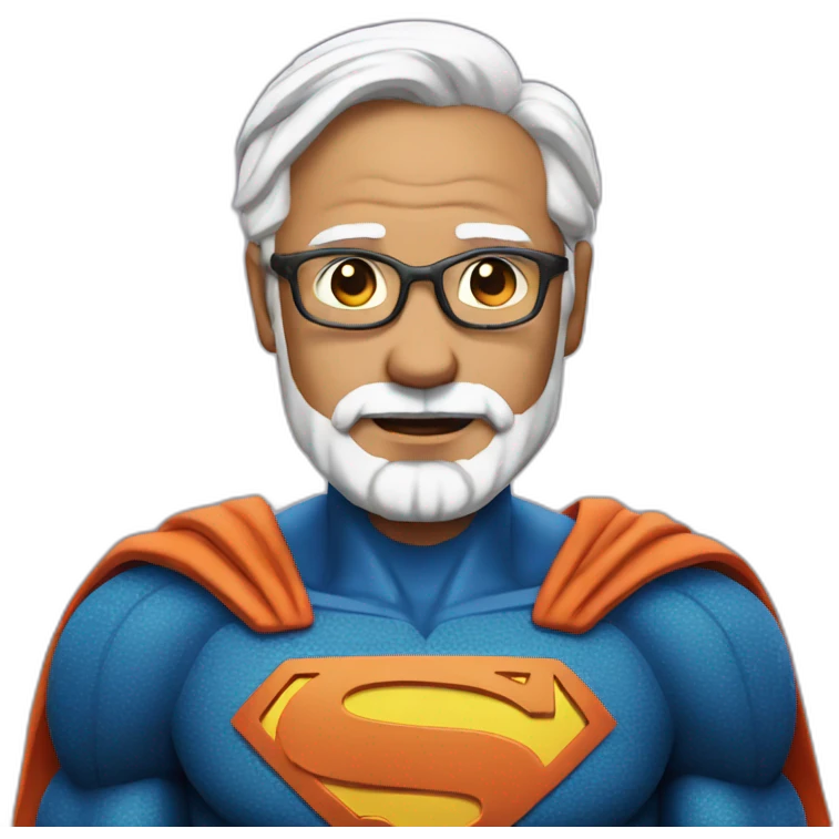 Modi super man emoji