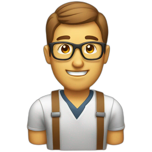 isometric woodworking teacher emoji