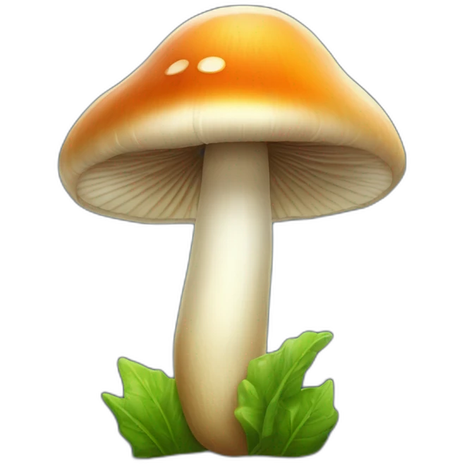 Champignon lumineux emoji