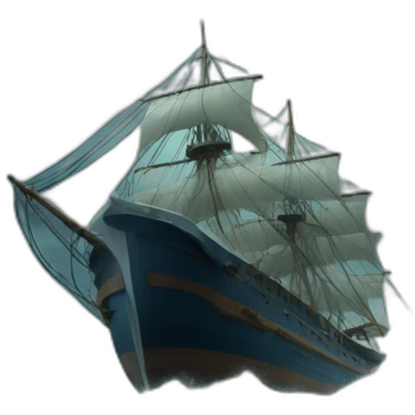a ship in a stormy sea emoji