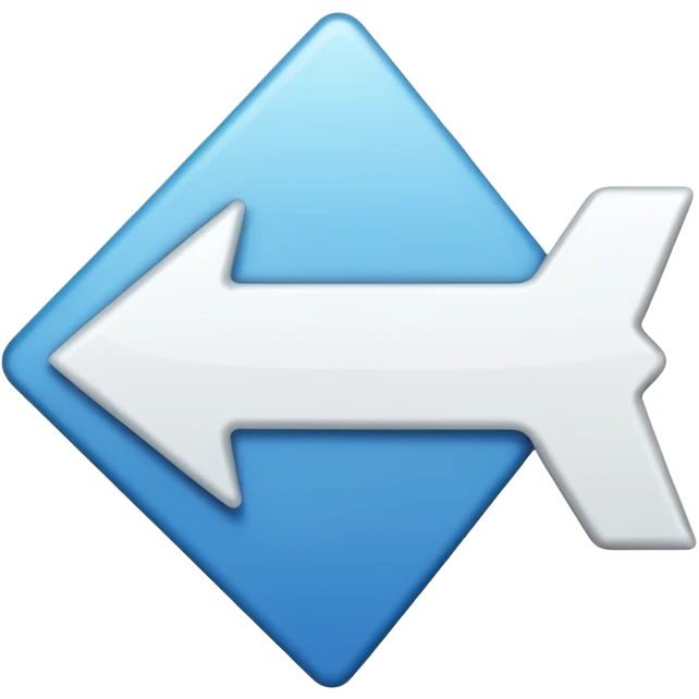 Flèche blanche a droite emoji