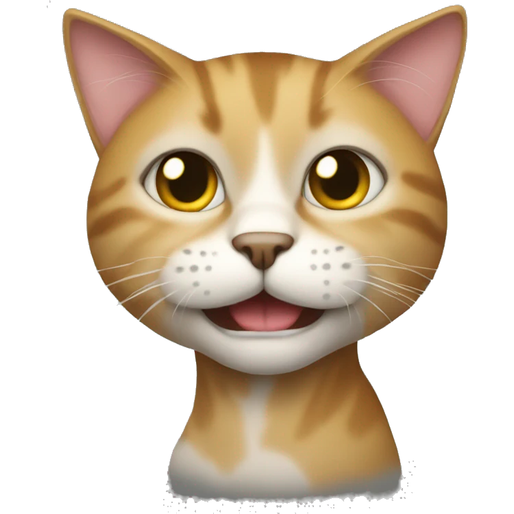 Un gato con ala emoji