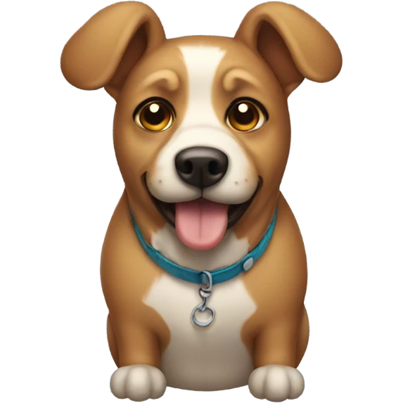 Dog balloon emoji