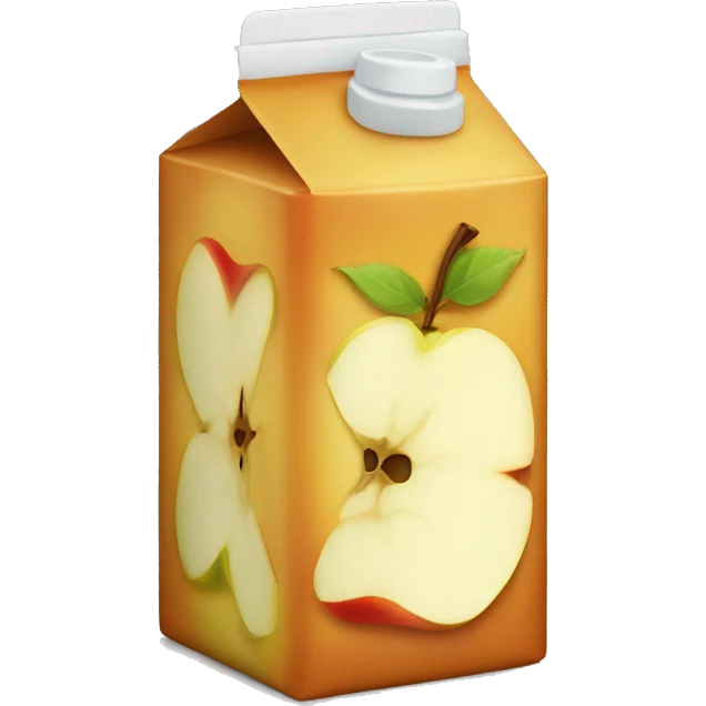 apple juice box emoji
