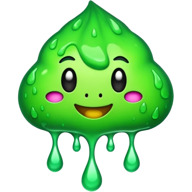 Clubs drippy slimey effect emoji