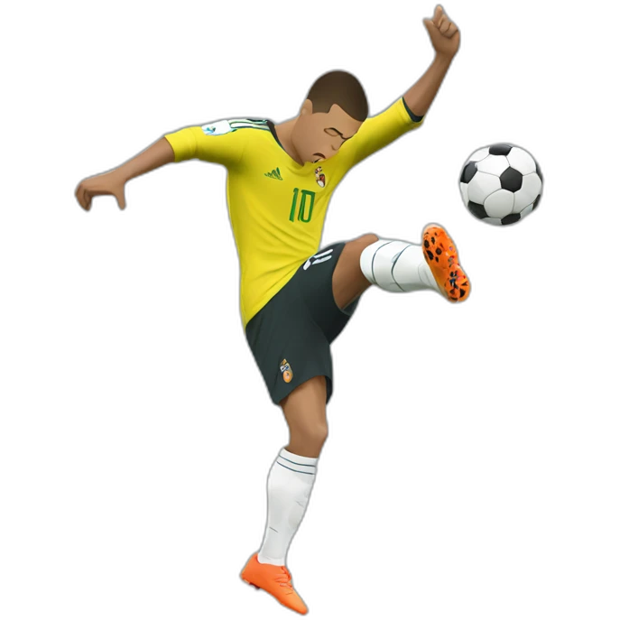 Ronaldo qui fait un dab emoji