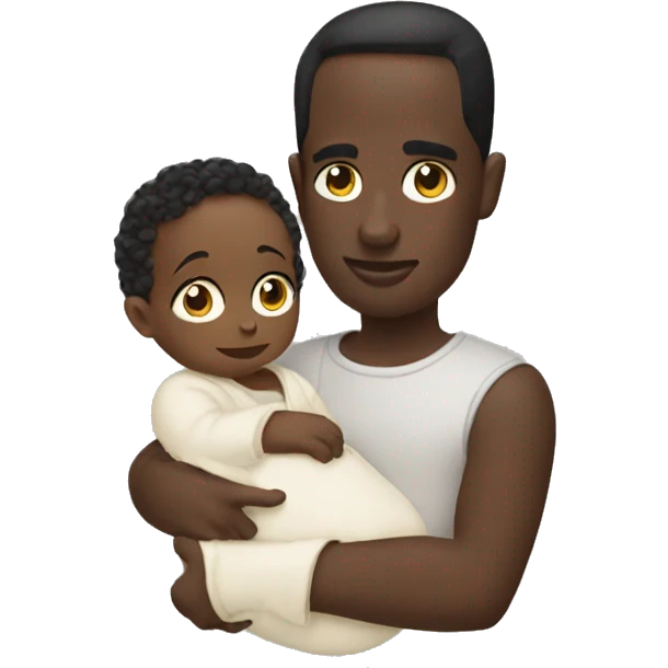 diddy holding an baby emoji