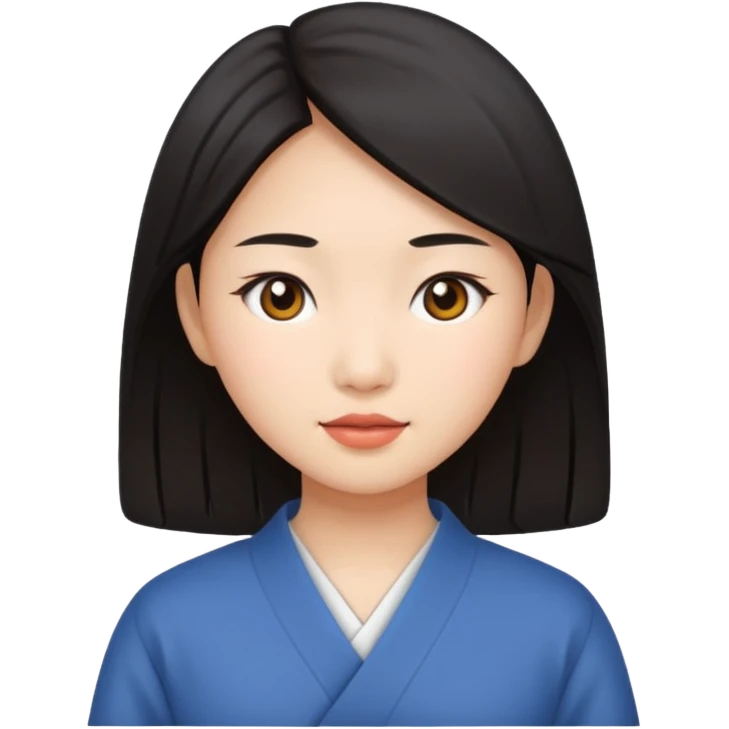 Asian girl emoji