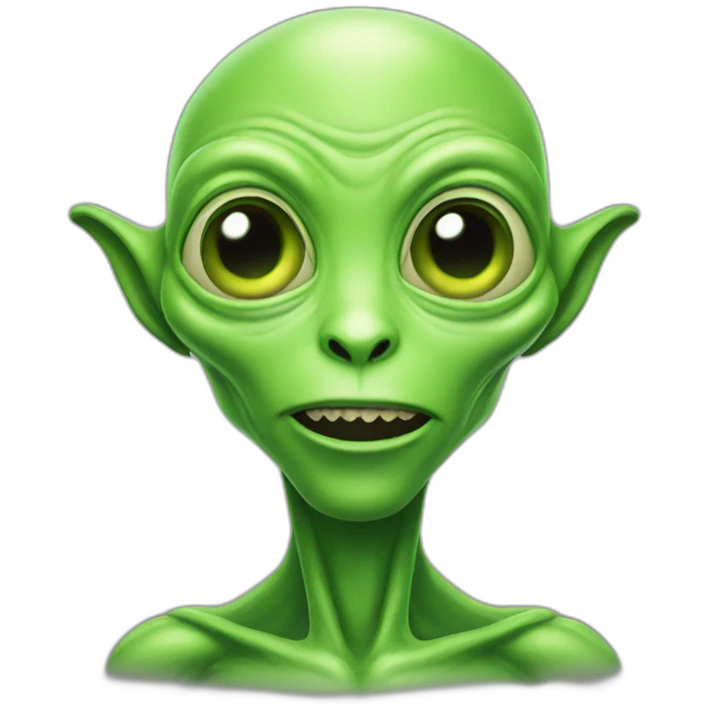 green alien emoji