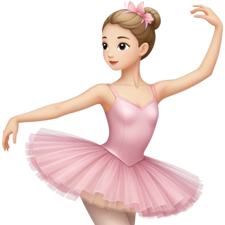ballerina dancing side profile  emoji