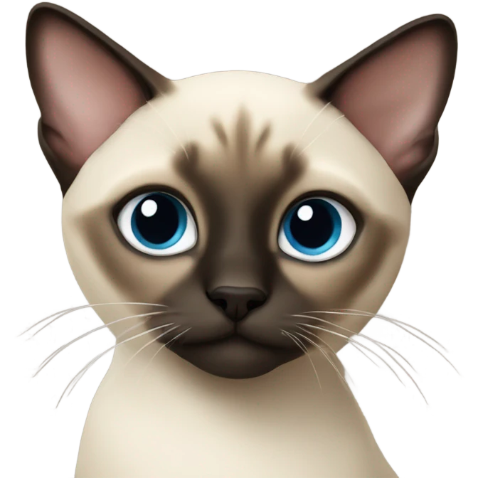 Siamese cat  emoji