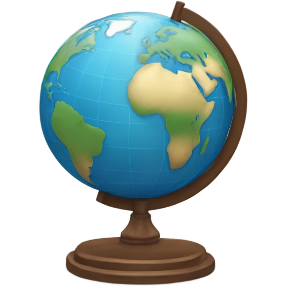 Globe with Meridians emoji