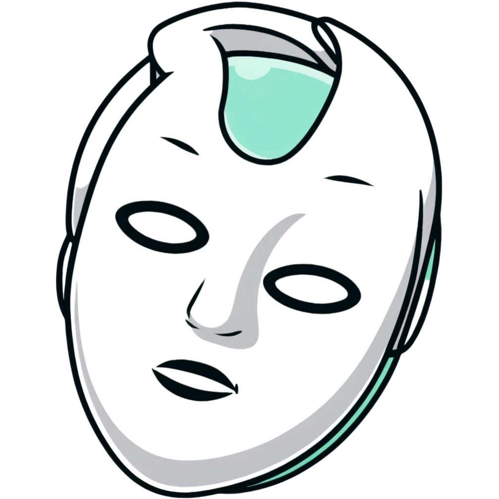 face sheet mask emoji