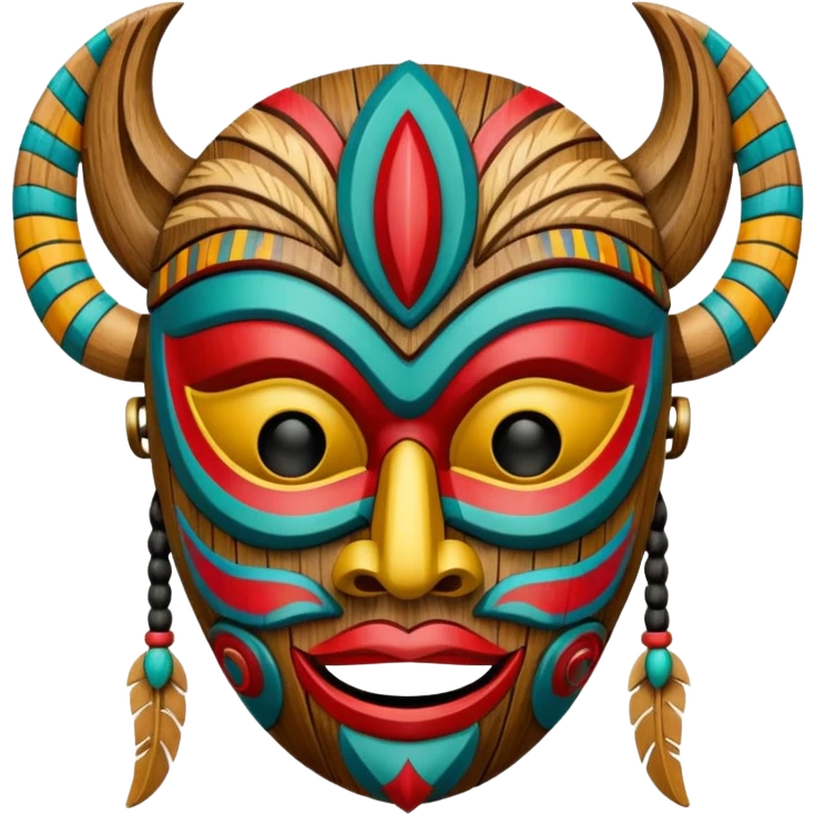 tribal mask emoji