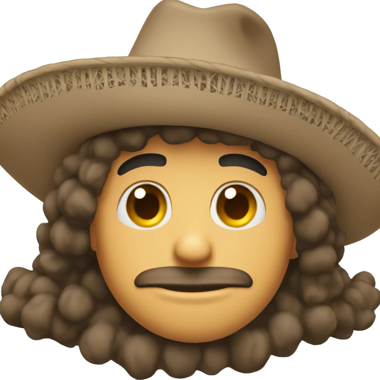 Hombre com sombrero emoji