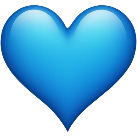 Blue heart emoji
