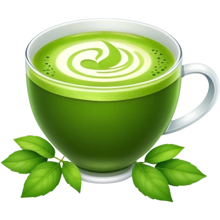 A matcha tea  emoji