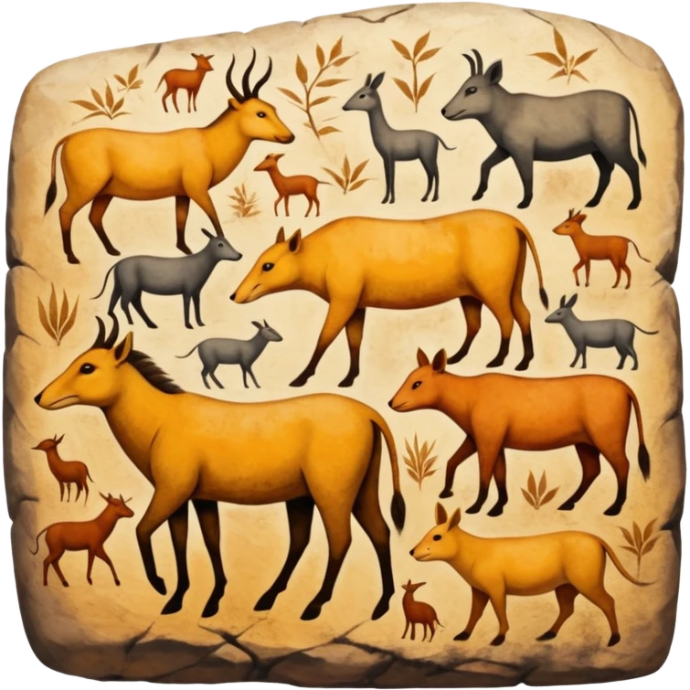 old civilization Cave Painting  emoji