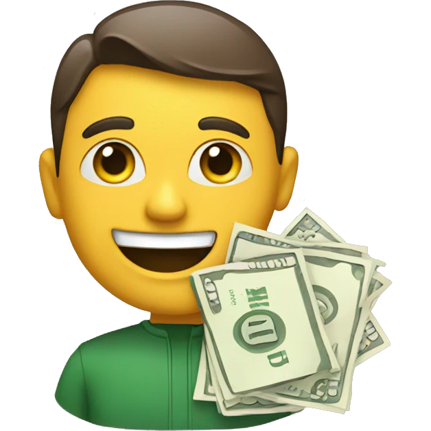 Customers with money  emoji