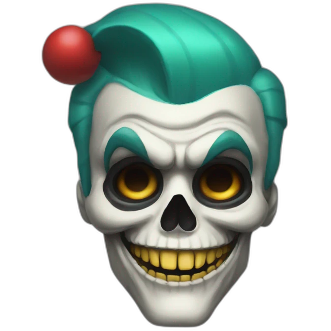 Skullclown emoji